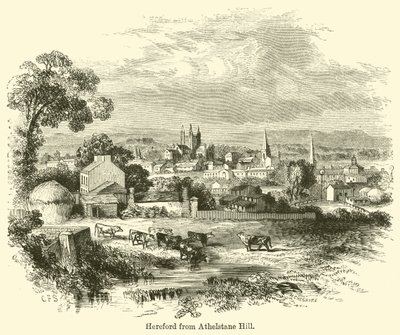 Hereford z Athelstane Hill od G. F. Sargent