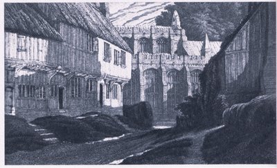 Vzpomínka na Clavering Essex (barevné lito) od G. L. Grigg