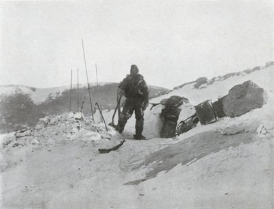 Browning u dveří iglú, 1912, 1913 od G. Murray Levick