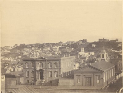 Pohled z Kearny Street - v popředí Sirotčí azyl od G. R. Fardon