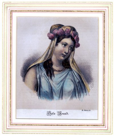 Sophie Arnould , francouzská sopranistka od G. Riccio