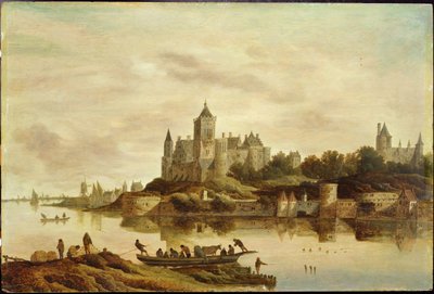 Pohled na Het Valckhof, Nijmegen od G. W. Berckhout