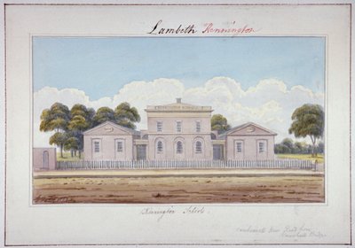 Kennington Schools, Camberwell New Road, Lambeth, Londýn, 1826 od G Yates