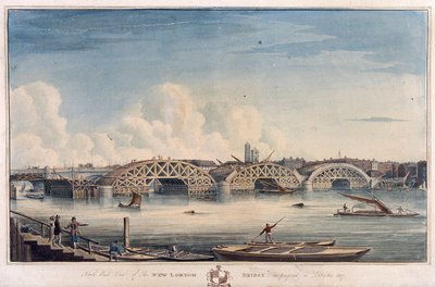 New London Bridge, Londýn, 1827 od G Yates