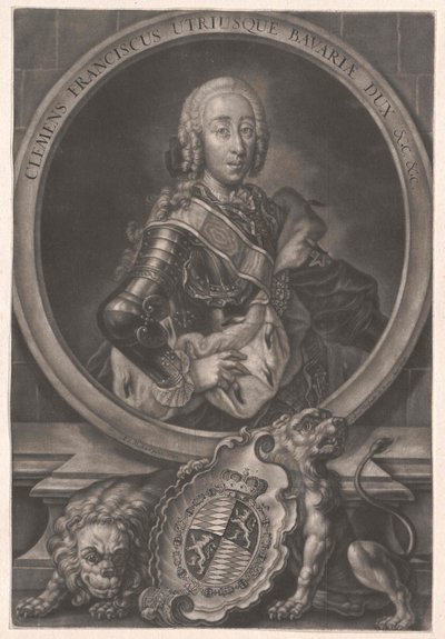 Bodenehr podle Michaela - Klement František Bavorský od Gabriel Bodenehr the Younger
