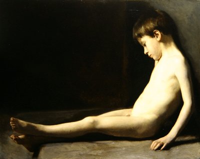 The Young Model Asleep (olej na plátně) od Gabriel Gruchy