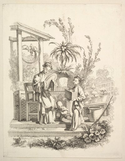Toaleta, ca. 1742. od Gabriel Huquier