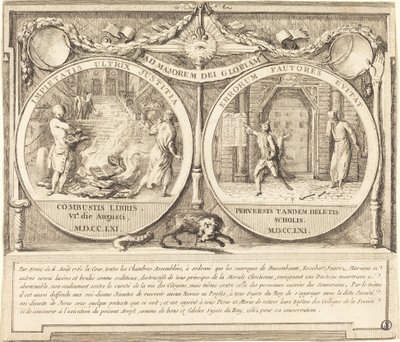 Vyhnání jezuitů (Expulsion des Jesuites) od Gabriel Jacques de Saint Aubin