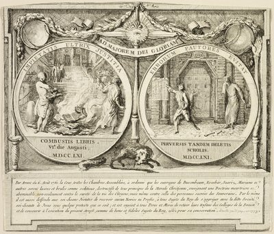 Vyhnání jezuitů od Gabriel Jacques de Saint Aubin