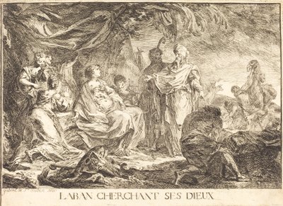 Lában hledá své bohy od Gabriel Jacques de Saint Aubin