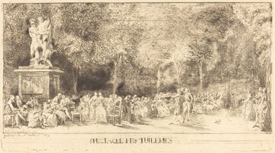 Židle [dolní polovina] od Gabriel Jacques de Saint Aubin