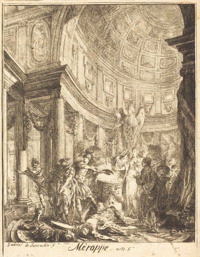 Merope od Gabriel Jacques de Saint Aubin