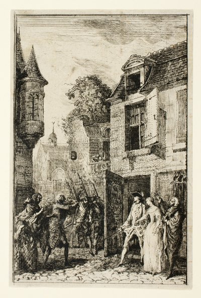 Člověk na to vůbec nemyslí od Gabriel Jacques de Saint Aubin