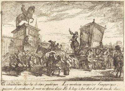 Šarlatán (Le šarlatán) od Gabriel Jacques de Saint Aubin