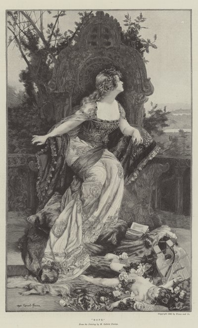 Naděje od Gabriel Joseph Marie Augustin Ferrier