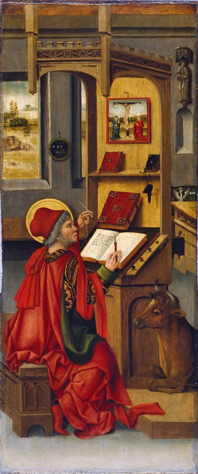 Svatý Lukáš Evangelista, 1478 od Gabriel Mälesskircher
