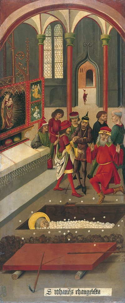 Zázrak hostie u hrobu svatého Jana, 1478 od Gabriel Mälesskircher