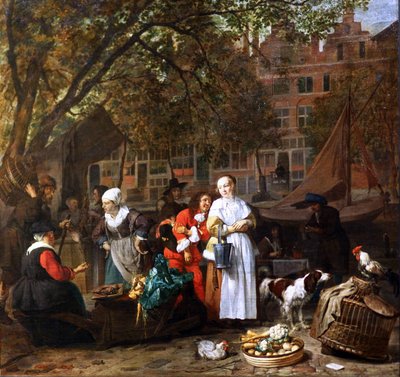 Francouzsky: Le marché aux herbes d