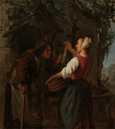 Prodejce sledě od Gabriel Metsu