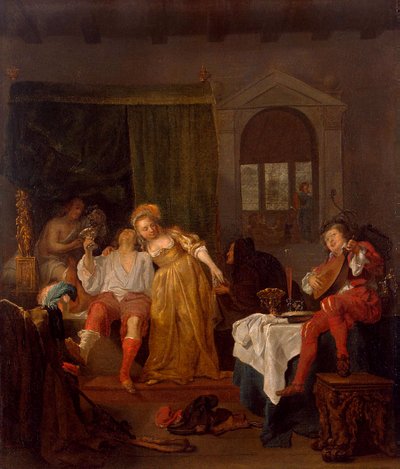 Podobenství o marnotratném synovi, 40. léta 17. století. od Gabriel Metsu