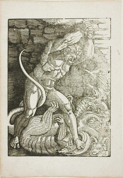 Hercules Killing the Lernean Hydra, ze scén ze života Herkula od Gabriel Salmon