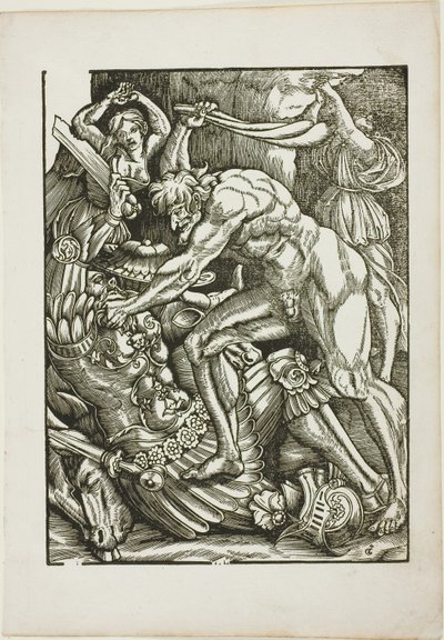 The Labors of Hercules: Hercules and Cacus od Gabriel Salmon
