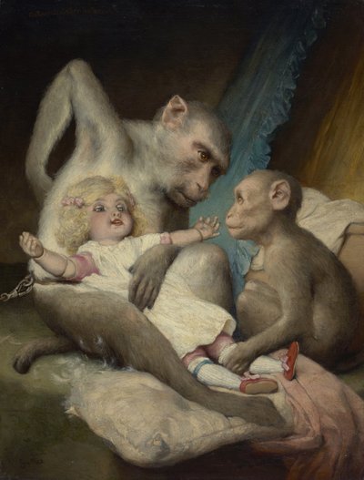 Lekce antropologie od Gabriel von Max