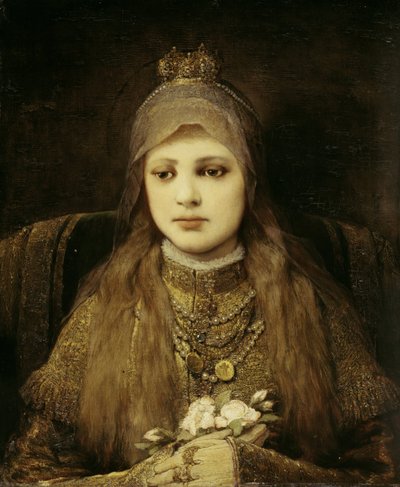 Ta svatá Alžběta jako dítě od Gabriel von Max