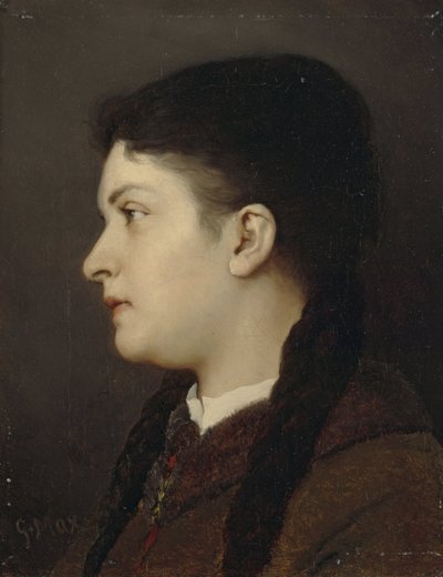 portrét dívky od Gabriel von Max