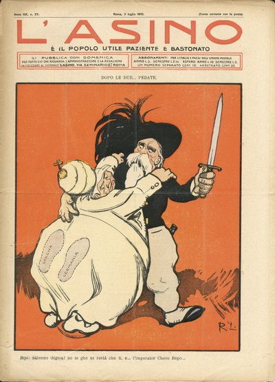 Ilustrace Galantary (1865-1937) pro obálku L