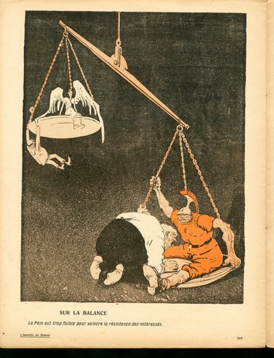 Máslový talíř“, číslo 325, satirický v barvách od Gabriele  Galantara