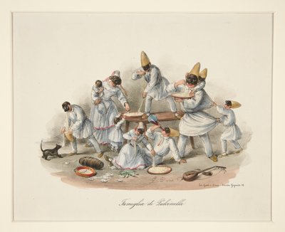 Rodina Pulcinella od Gaetano Dura