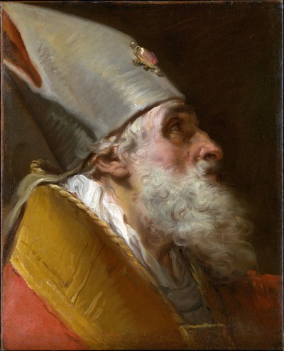Hlava biskupa od Gaetano Gandolfi