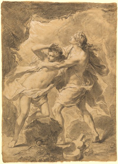 Orfeus a Eurydika od Gaetano Gandolfi