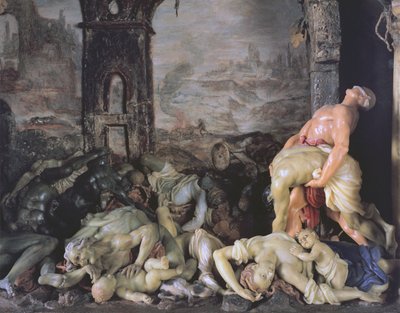 Mor, 1691-94 voskový detail 309482 od Gaetano Giulio Zumbo