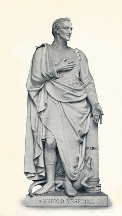 Amerigo Vespucci, 1454-1512, 1912 od Gaetano Grazzini