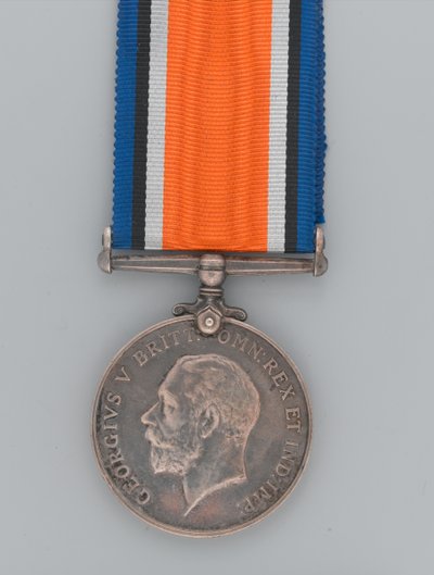 Britská válečná medaile 1914-20 udělená vojínu Andreyovi od Gaetano Matteo Monti