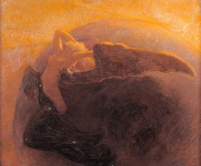 Den probouzí noc od Gaetano Previati
