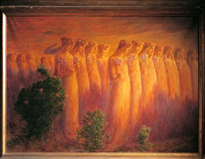 Pohřeb panny od Gaetano Previati