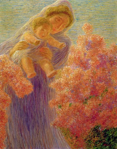 Matka a dítě od Gaetano Previati