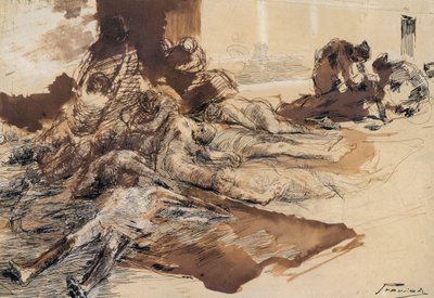 Studium moru od Gaetano Previati