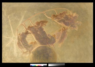 Tanec hodin, 1889 (olej a tempera na plátně) od Gaetano Previati