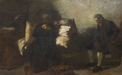 Poslední hodiny Carlo Alberto, Porto od Gaetano Previati