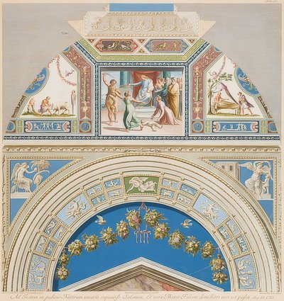 Rám a klenba se soudem Šalomounovým. 1774 od Gaetano Savorelli
