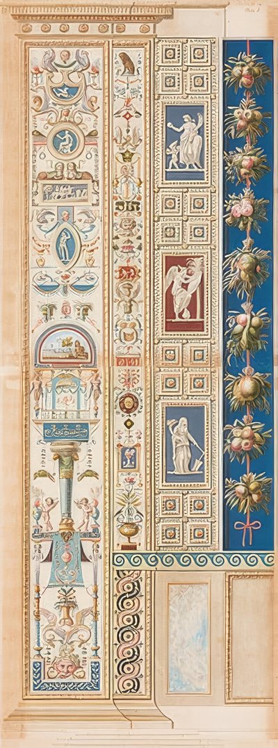 Pilastrová lodžie I (ornament, který spočívá na masce) od Gaetano Savorelli