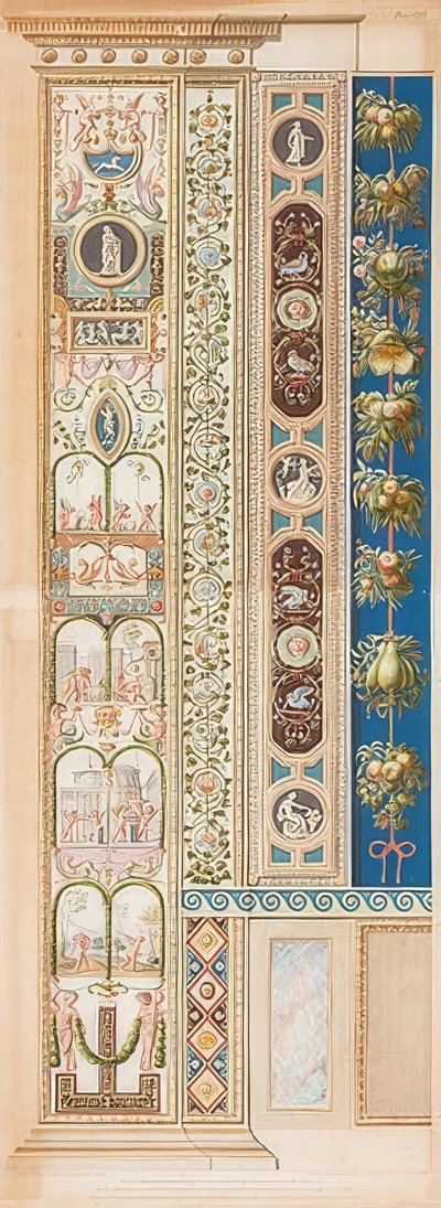 Pilastrová lodžie VIII (dekorace se skupinami dětí) od Gaetano Savorelli