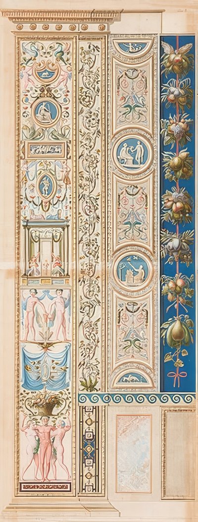 Pilastrová lodžie X (dekorace nesená skupinou) od Gaetano Savorelli