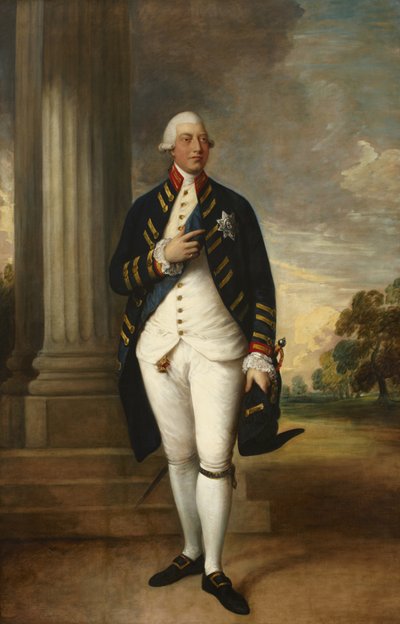 Jiří III, kolem roku 1790 od Gainsborough Dupont