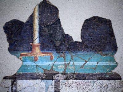 Římská nástěnná malba od Gallo-Roman