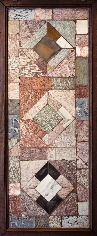 Dlažba, - (Opus sectile in marble) od Gallo-Roman Gallo-Roman